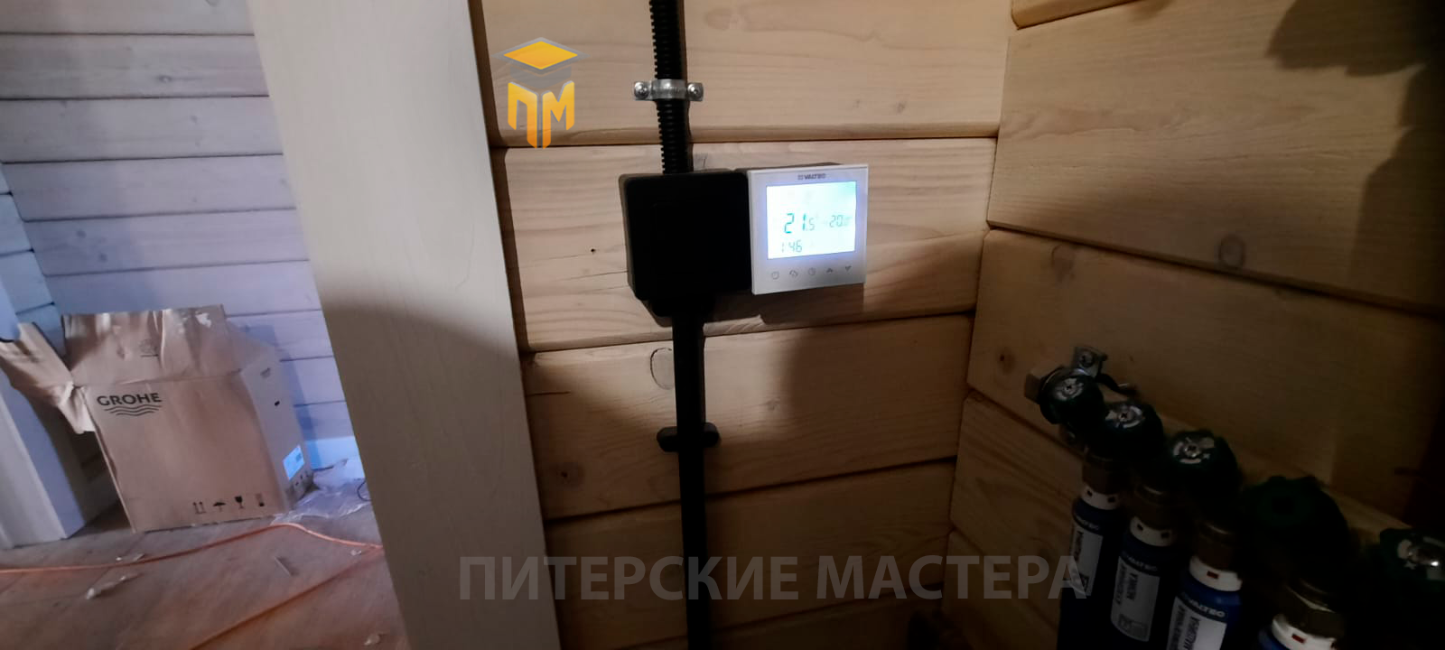Электрика под ключ в деревянном доме