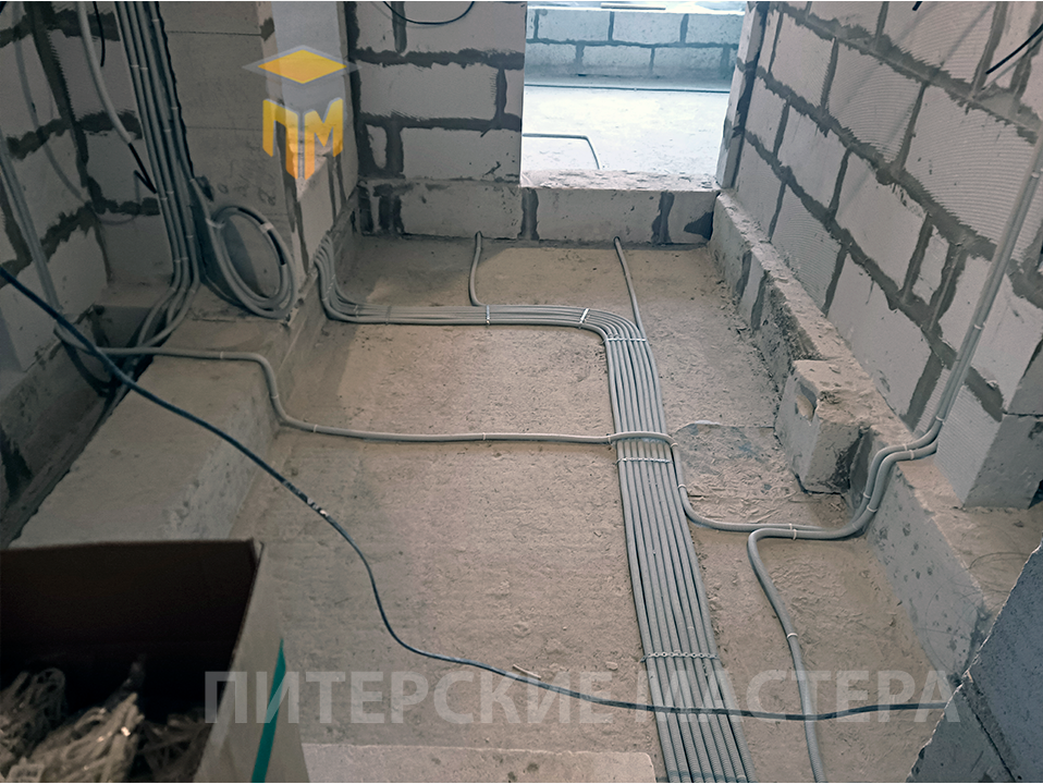 Черновой монтаж электрики в частном доме